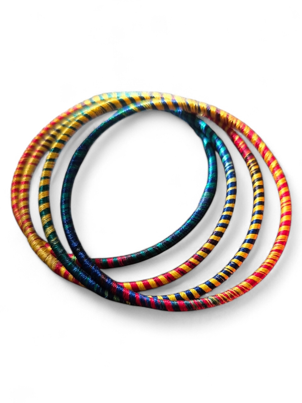 Colorful Bangel Bracelets Set Of 4